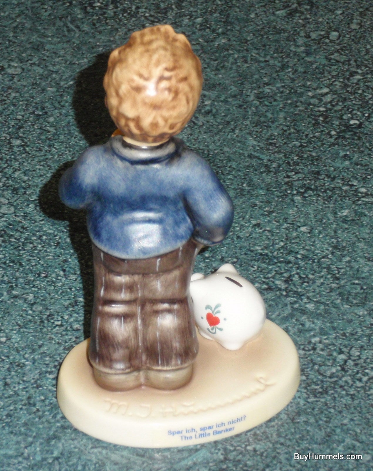 "The Little Banker" Hummel Figurine #2321 - Cute Little Saver Boy!