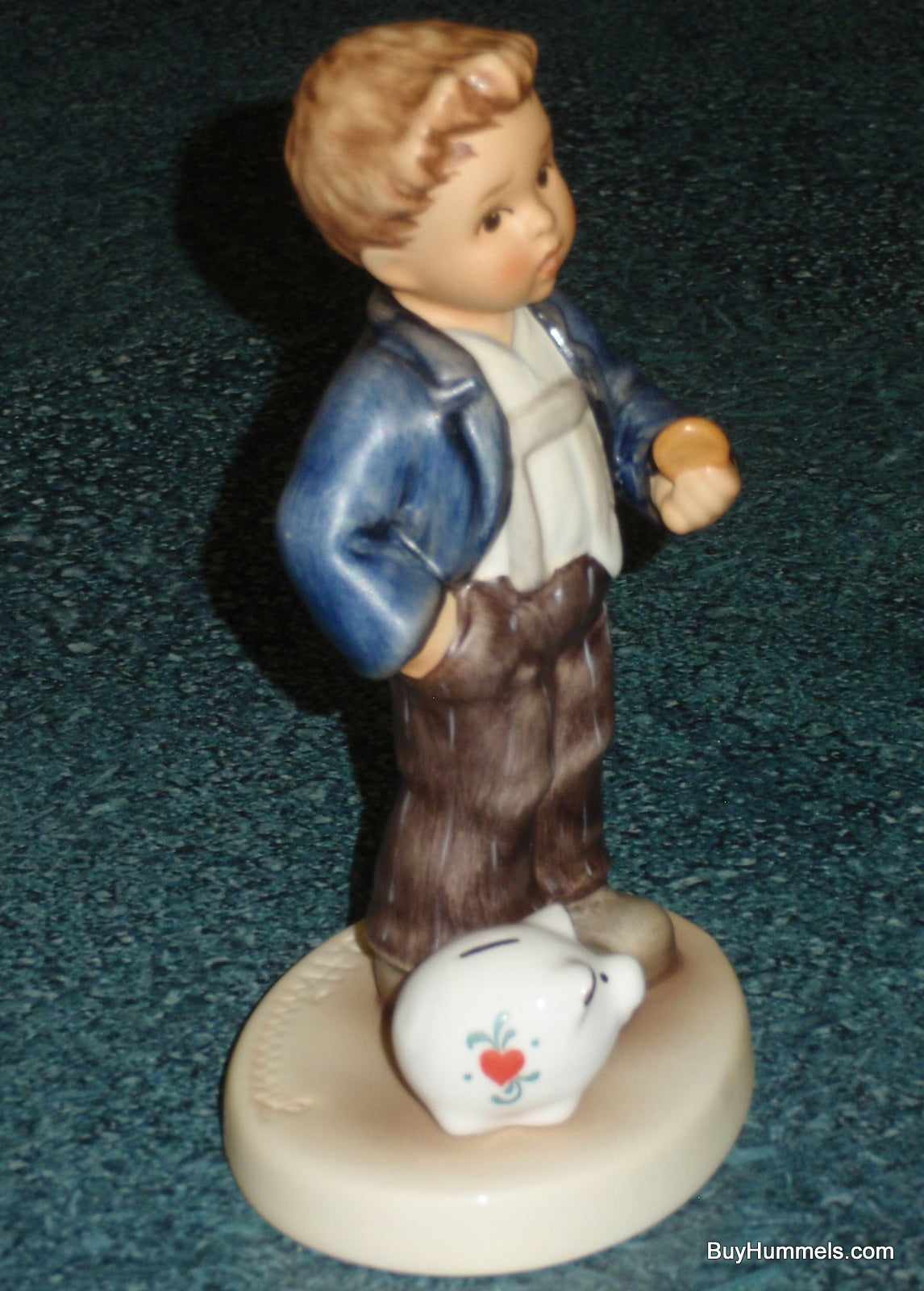 "The Little Banker" Hummel Figurine #2321 - Cute Little Saver Boy!