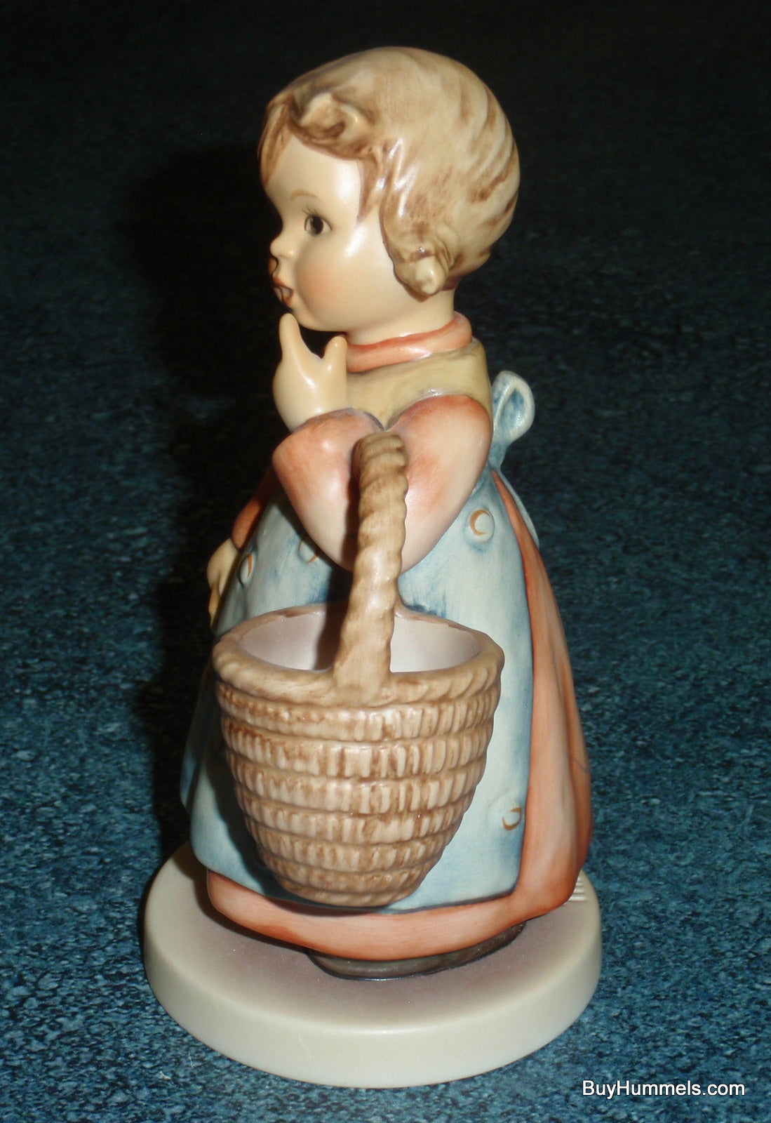 "Forget Me Not" Goebel Hummel Figurine TMK8 #362/I - Girl With Doll And Basket - GIFT!