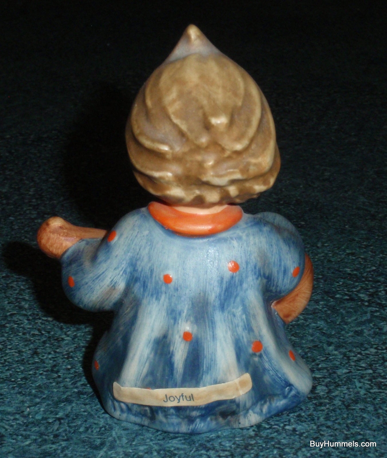 "Joyful" Goebel Hummel Figurine #53 - Little Girl In Blue Dress Playing Guitar - COLLECTIBLE GIFT!