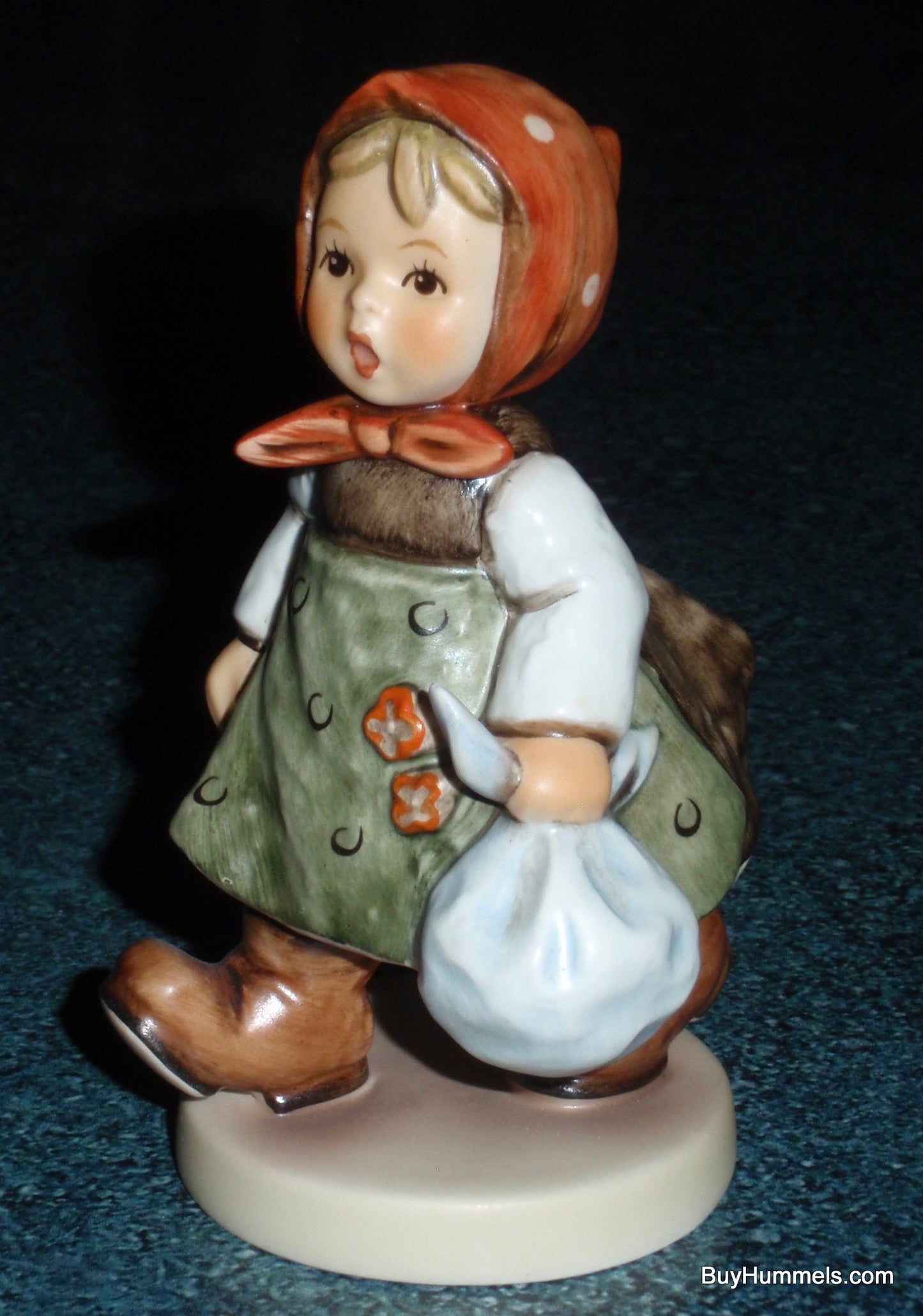 "Grandma's Girl" Goebel Hummel Figurine #561 - Little Girl On The Way To Grandma's House!