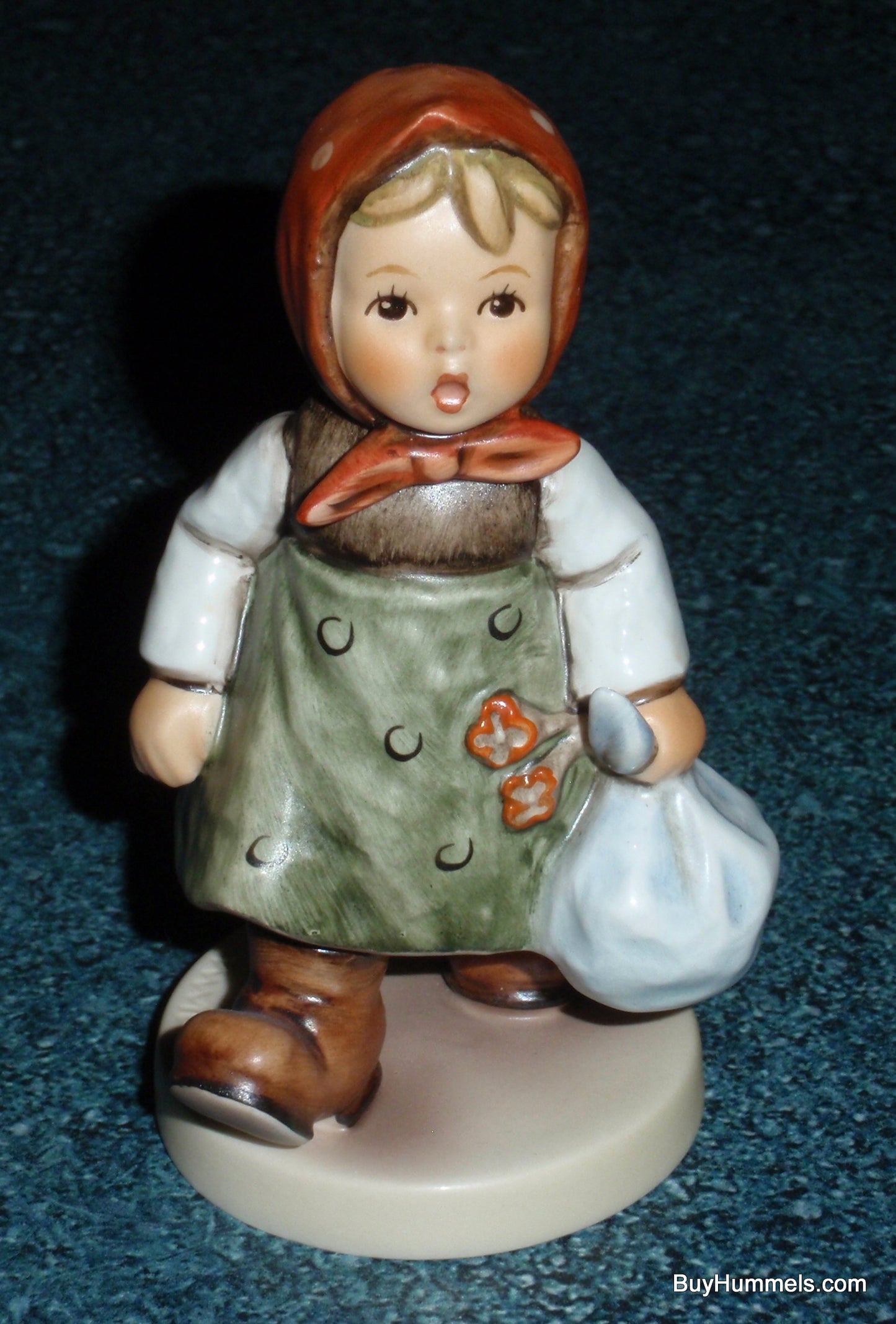 "Grandma's Girl" Goebel Hummel Figurine #561 - Little Girl On The Way To Grandma's House!