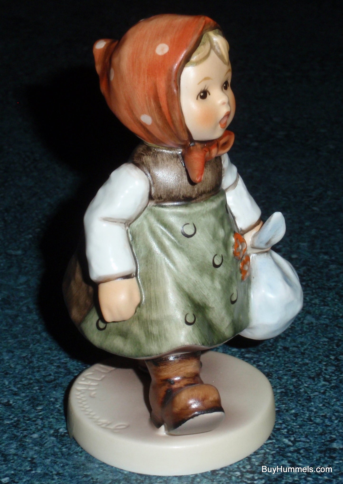 "Grandma's Girl" Goebel Hummel Figurine #561 - Little Girl On The Way To Grandma's House!