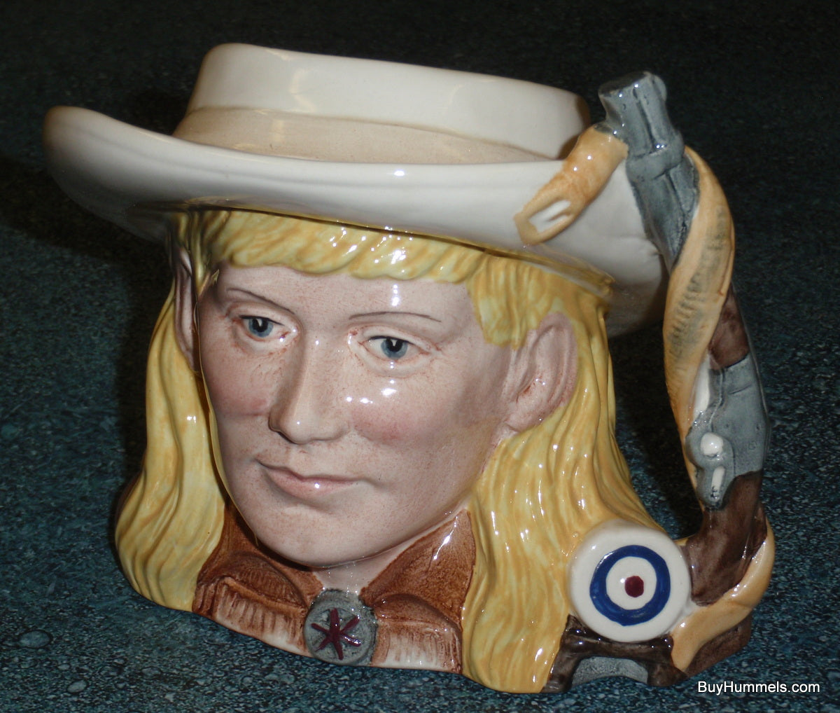 Annie Oakley Character Toby Jug D6732 Royal Doulton Wild West Collection