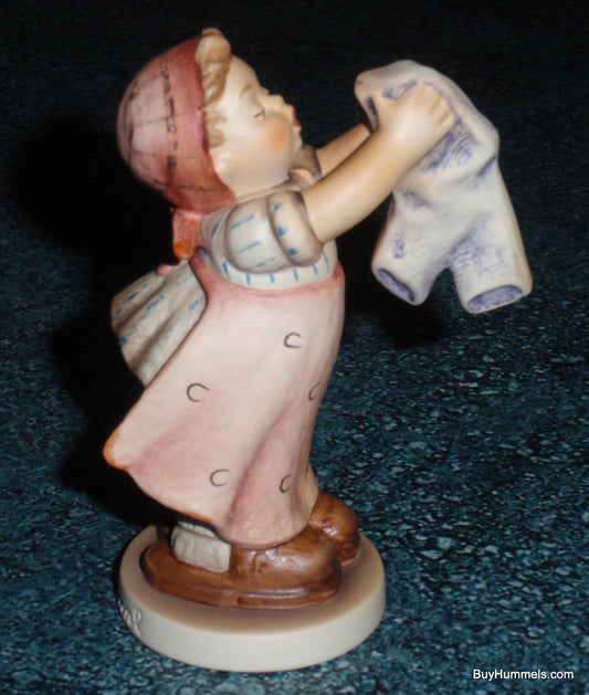 "Wash Day" Goebel Hummel Figurine #321/4/0 - Girl Hanging Clothes - Collectible Gift!