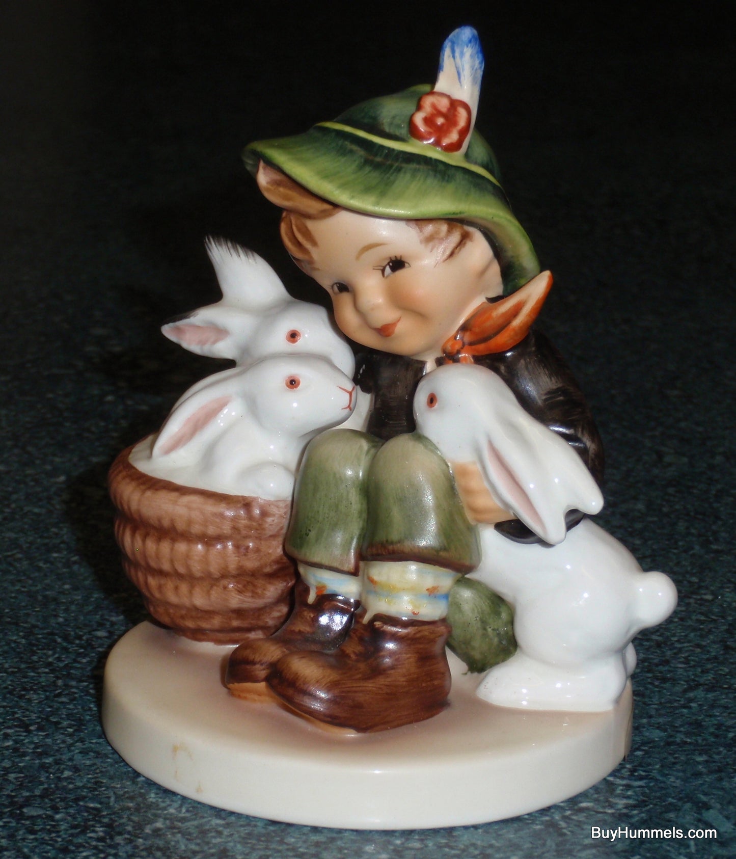 Playmates Goebel Hummel Bunnies Figurine #58/0 - Little Boy With Bunnies!
