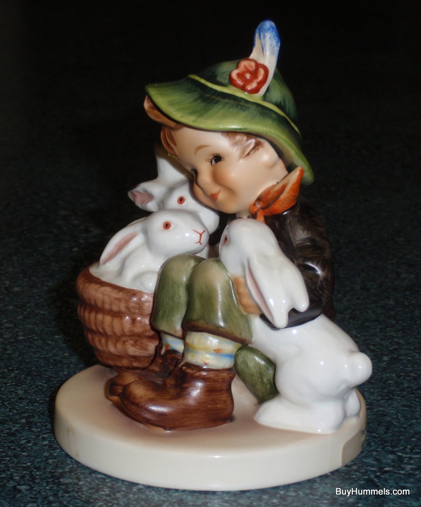 Playmates Goebel Hummel Bunnies Figurine #58/0 - Little Boy With Bunnies!