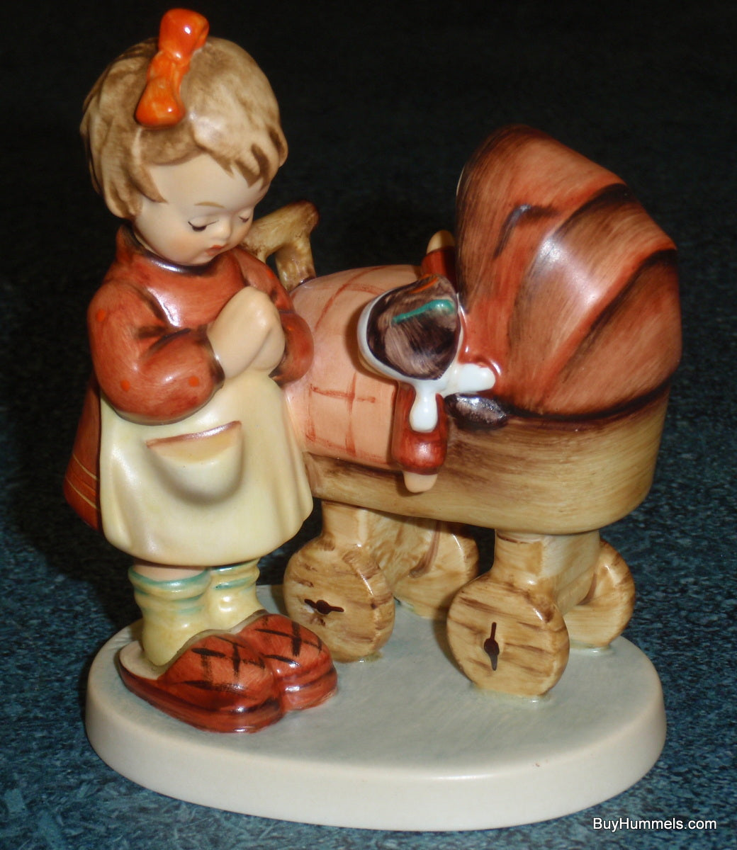 "Doll Mother" Goebel Hummel Praying Figurine #67 - Little Girl With Doll In Baby Carriage!