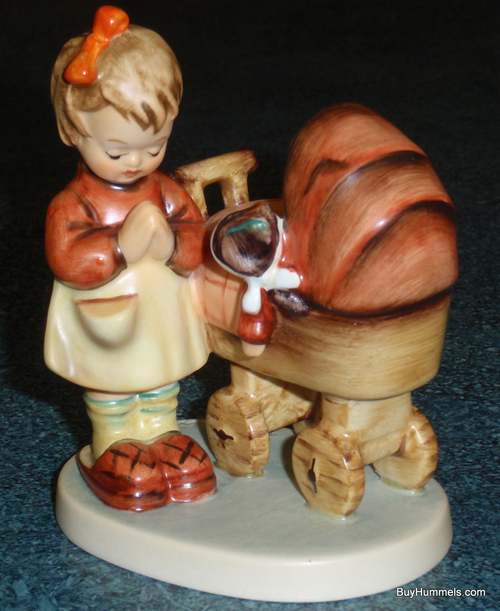 "Doll Mother" Goebel Hummel Praying Figurine #67 - Little Girl With Doll In Baby Carriage!