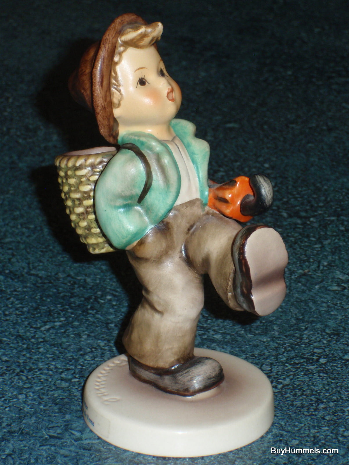 "Globe Trotter" Goebel Hummel Figurine #79 - Little Boy With Umbrella On An Adventure!