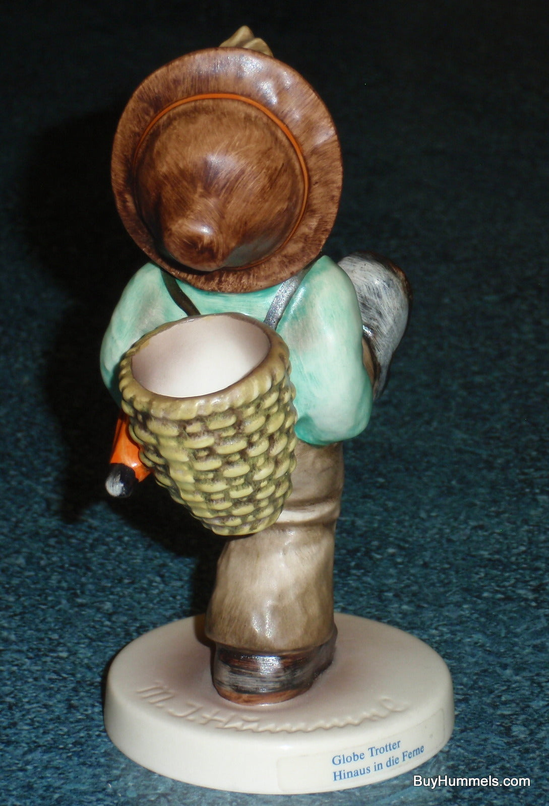 "Globe Trotter" Goebel Hummel Figurine #79 - Little Boy With Umbrella On An Adventure!