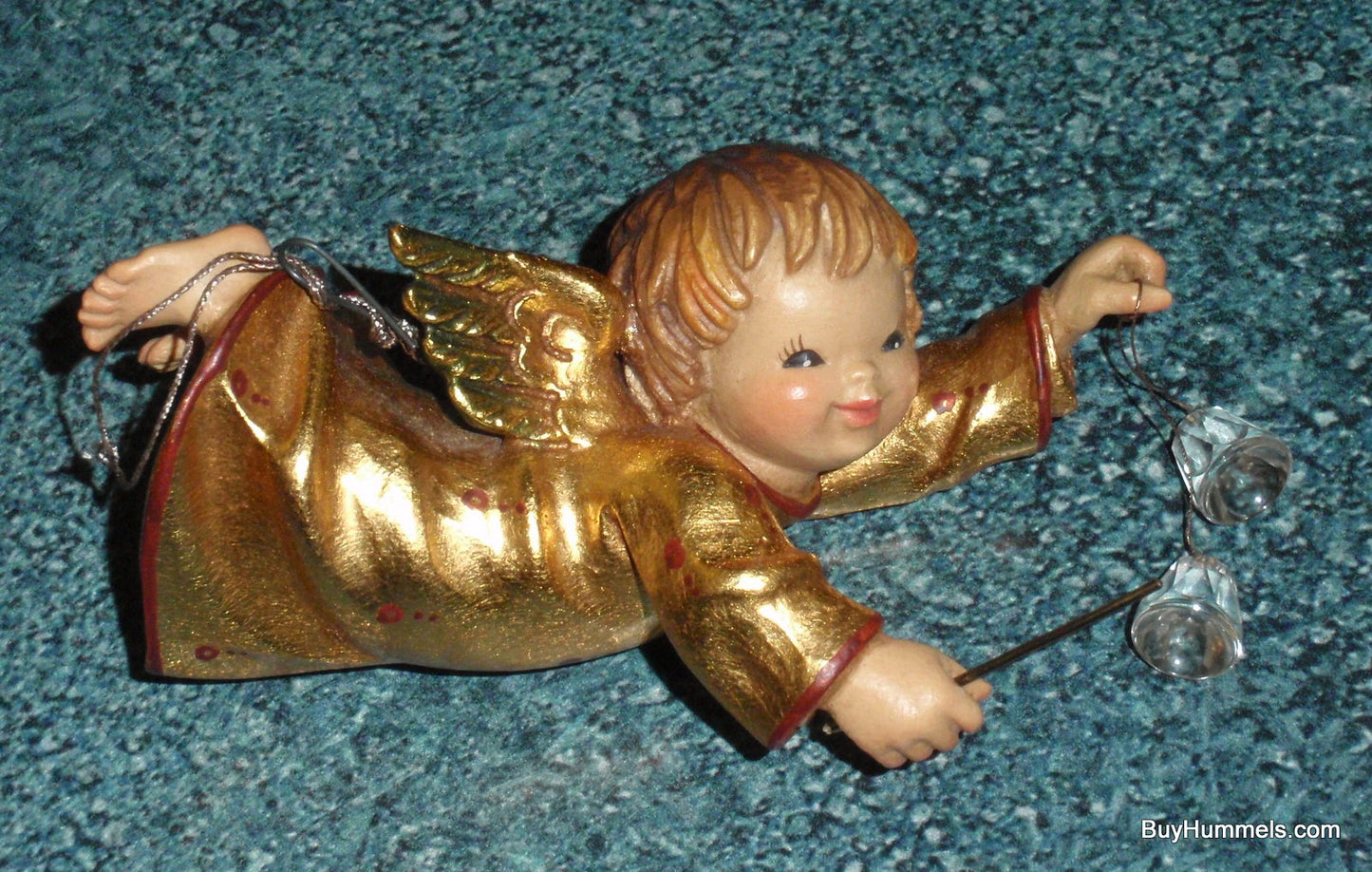 Anri Ferrandiz Wood Carved "Hear The Angels Sing" Christmas Ornament #652425 With Original Box - Italian Christmas Gift!