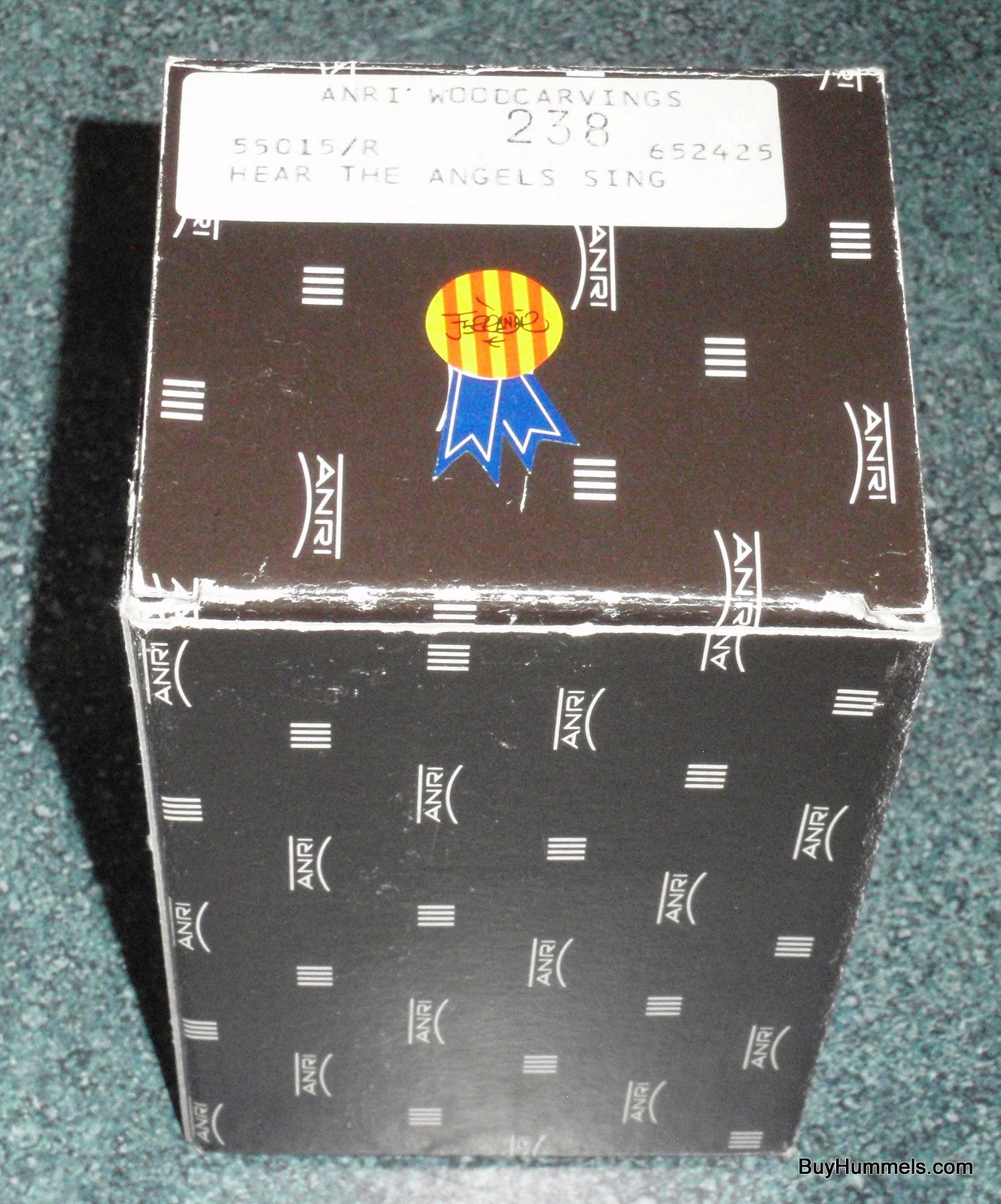 Anri Ferrandiz Wood Carved "Hear The Angels Sing" Christmas Ornament #652425 With Original Box - Italian Christmas Gift!