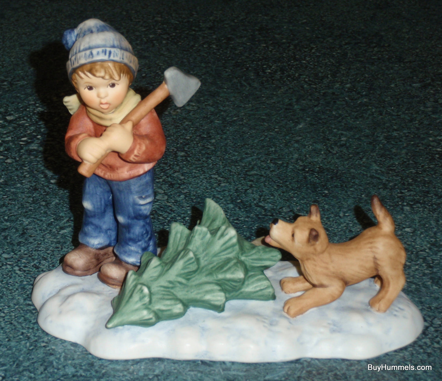 Goebel Berta Hummel "The Perfect Tree" Christmas Decoration Figurine BH311