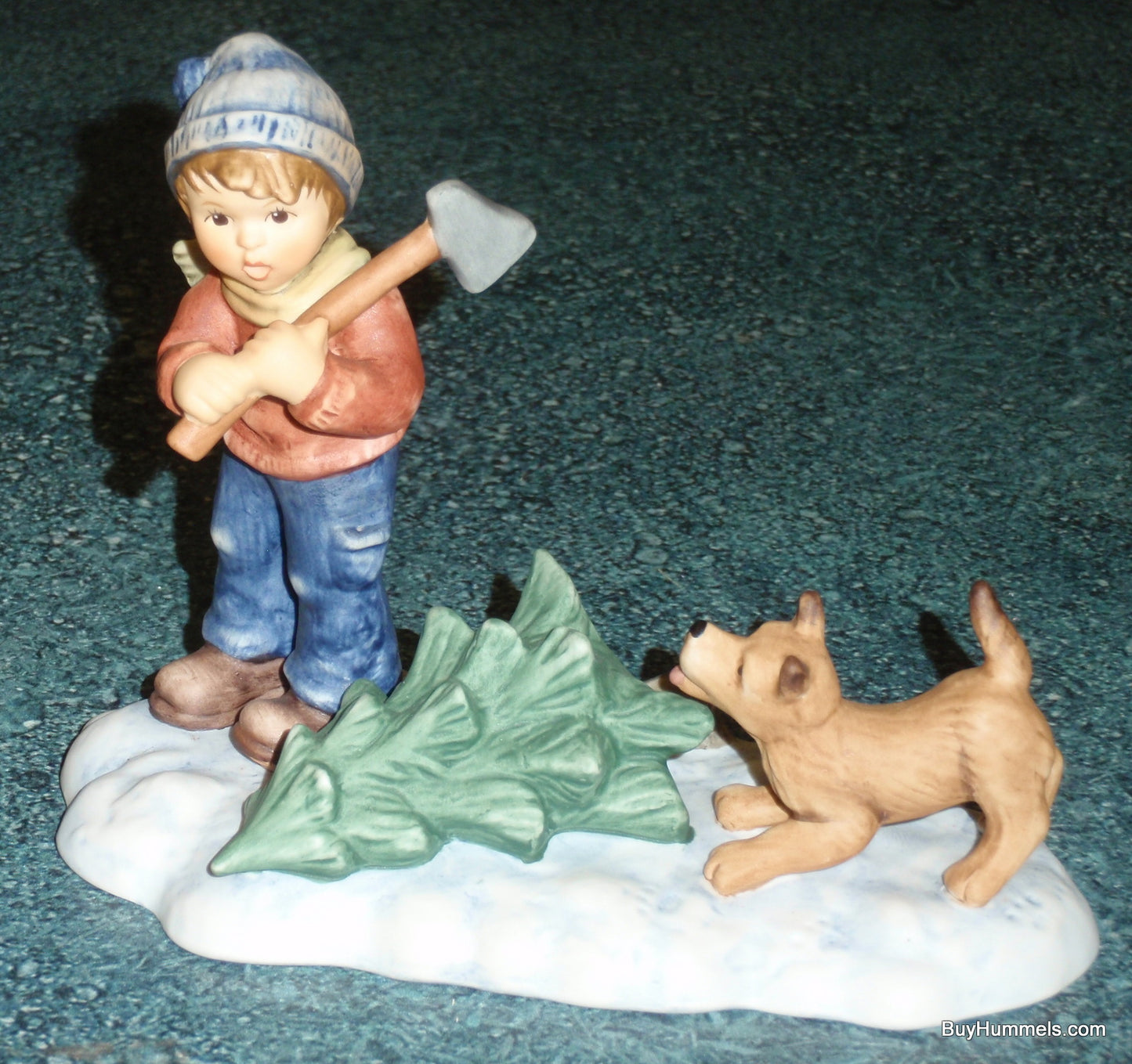 Goebel Berta Hummel "The Perfect Tree" Christmas Decoration Figurine BH311
