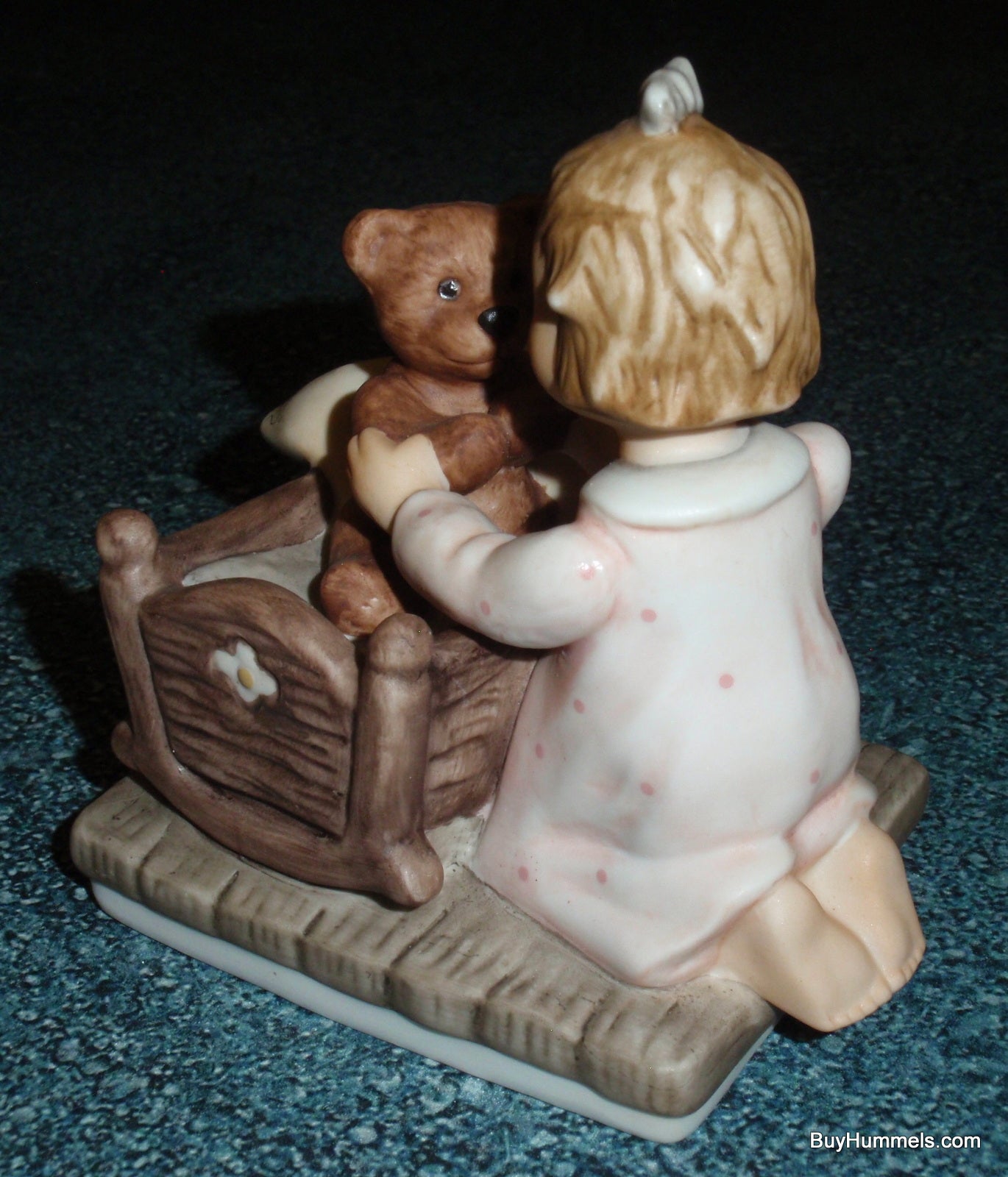 "Now I Lay Me Down To Sleep" Goebel Berta Hummel Figurine BH239 - Bedtime With Teddy!