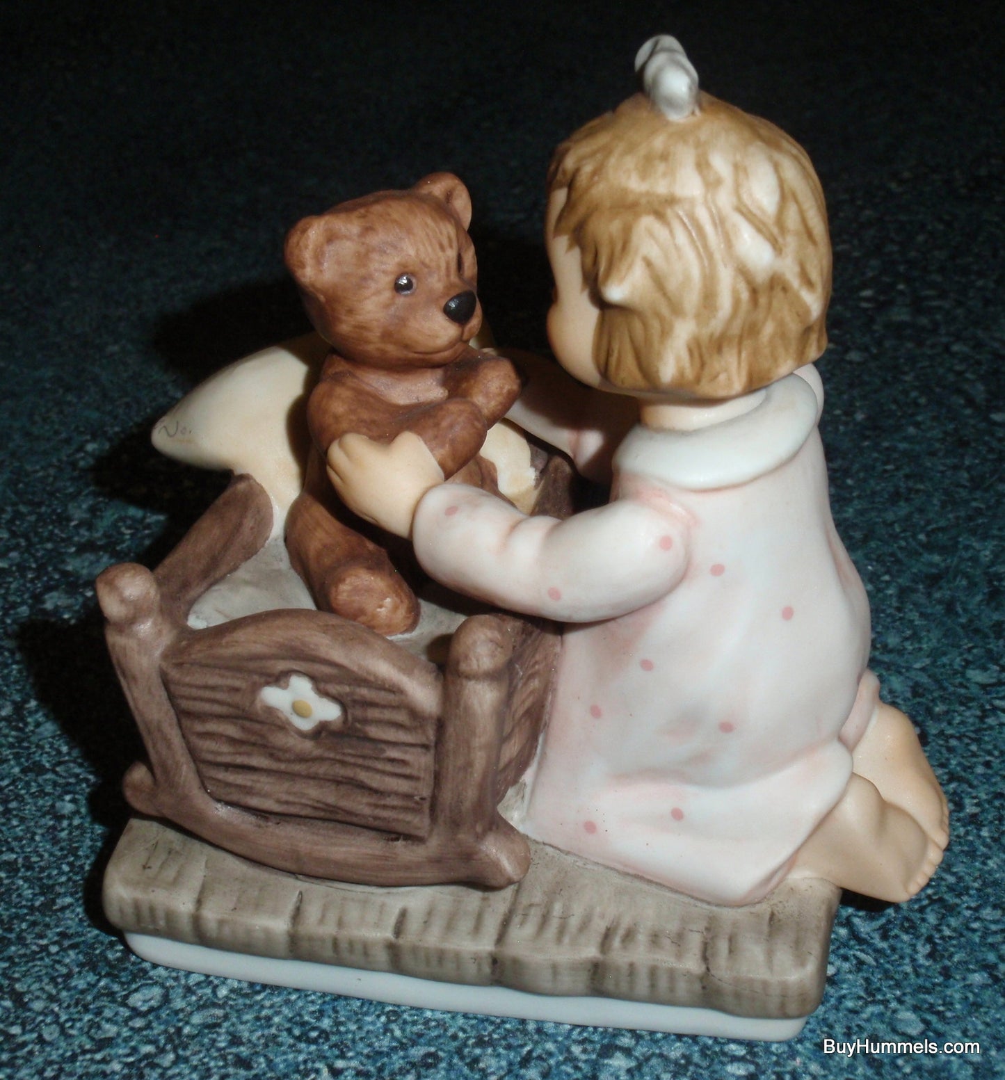 "Now I Lay Me Down To Sleep" Goebel Berta Hummel Figurine BH239 - Bedtime With Teddy!