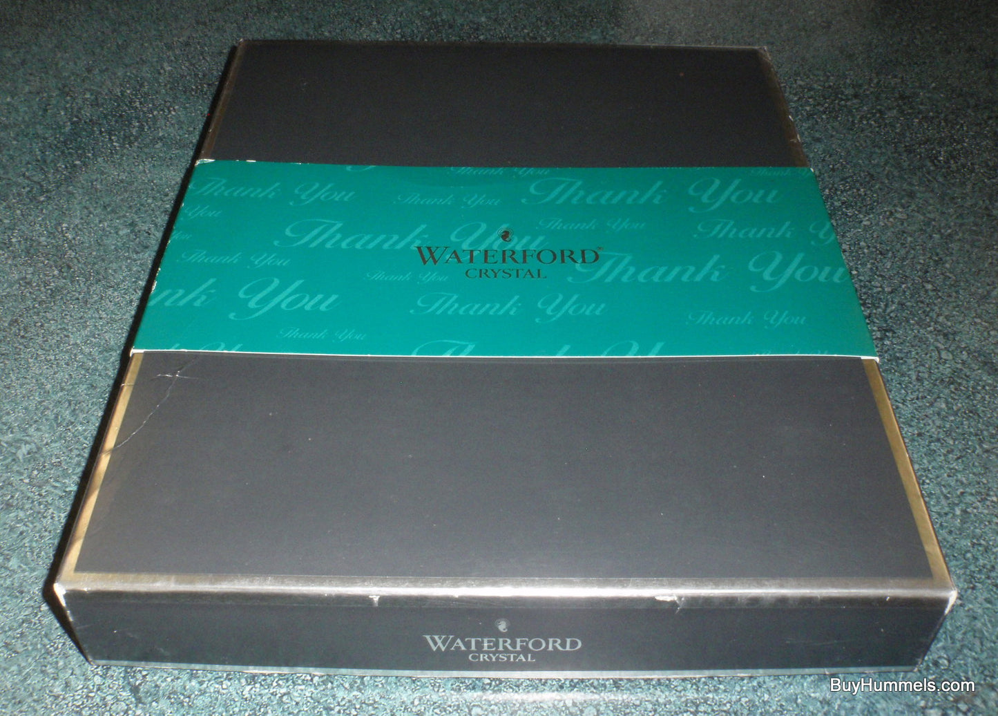 WATERFORD CRYSTAL "Thank You" Picture Photo Frame 5"x7" #114989 With Original Box!