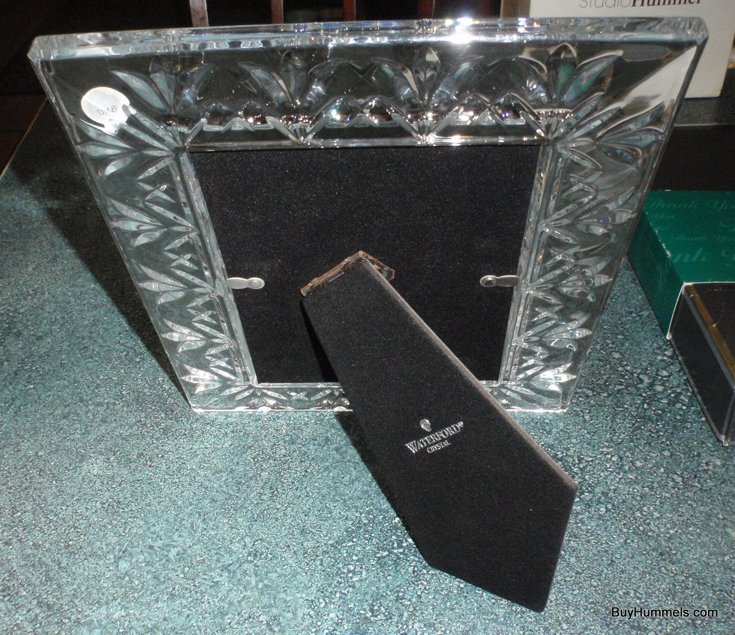 WATERFORD CRYSTAL "Thank You" Picture Photo Frame 5"x7" #114989 With Original Box!