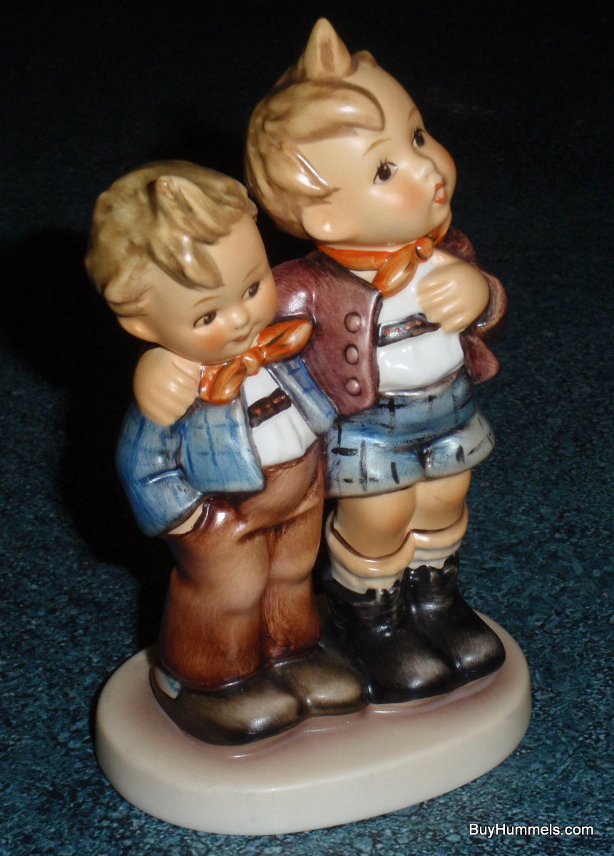 "MAX AND MORITZ" Hummel Figurine #123 - Big Brother And Little Brother Hugging!