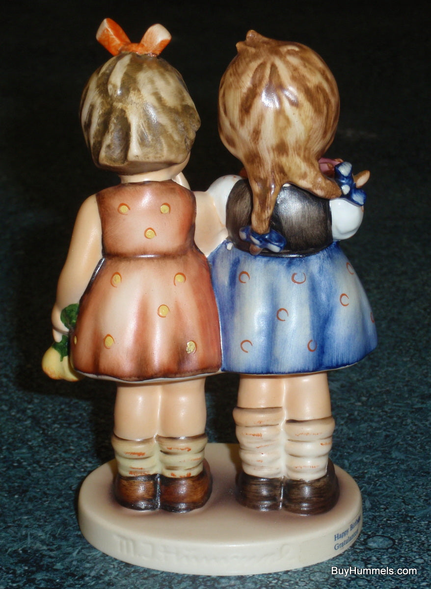 "Happy Birthday" Goebel Hummel Figurine #176/0 - Two Girls With Birthday Cake - GREAT GIFT!