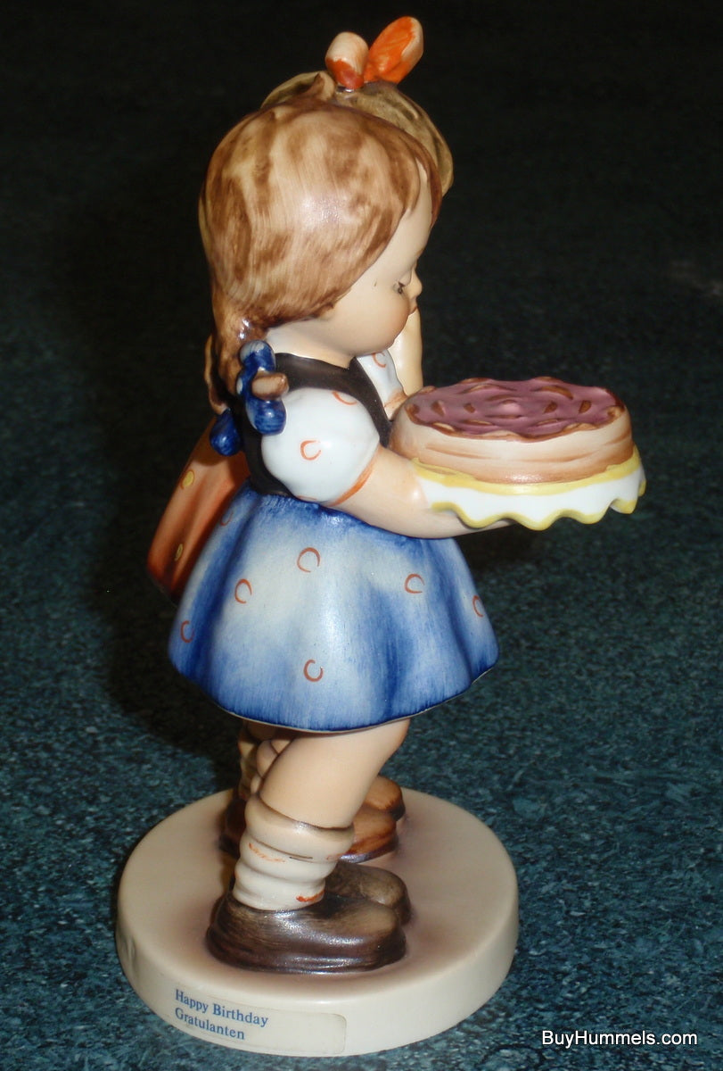 "Happy Birthday" Goebel Hummel Figurine #176/0 - Two Girls With Birthday Cake - GREAT GIFT!