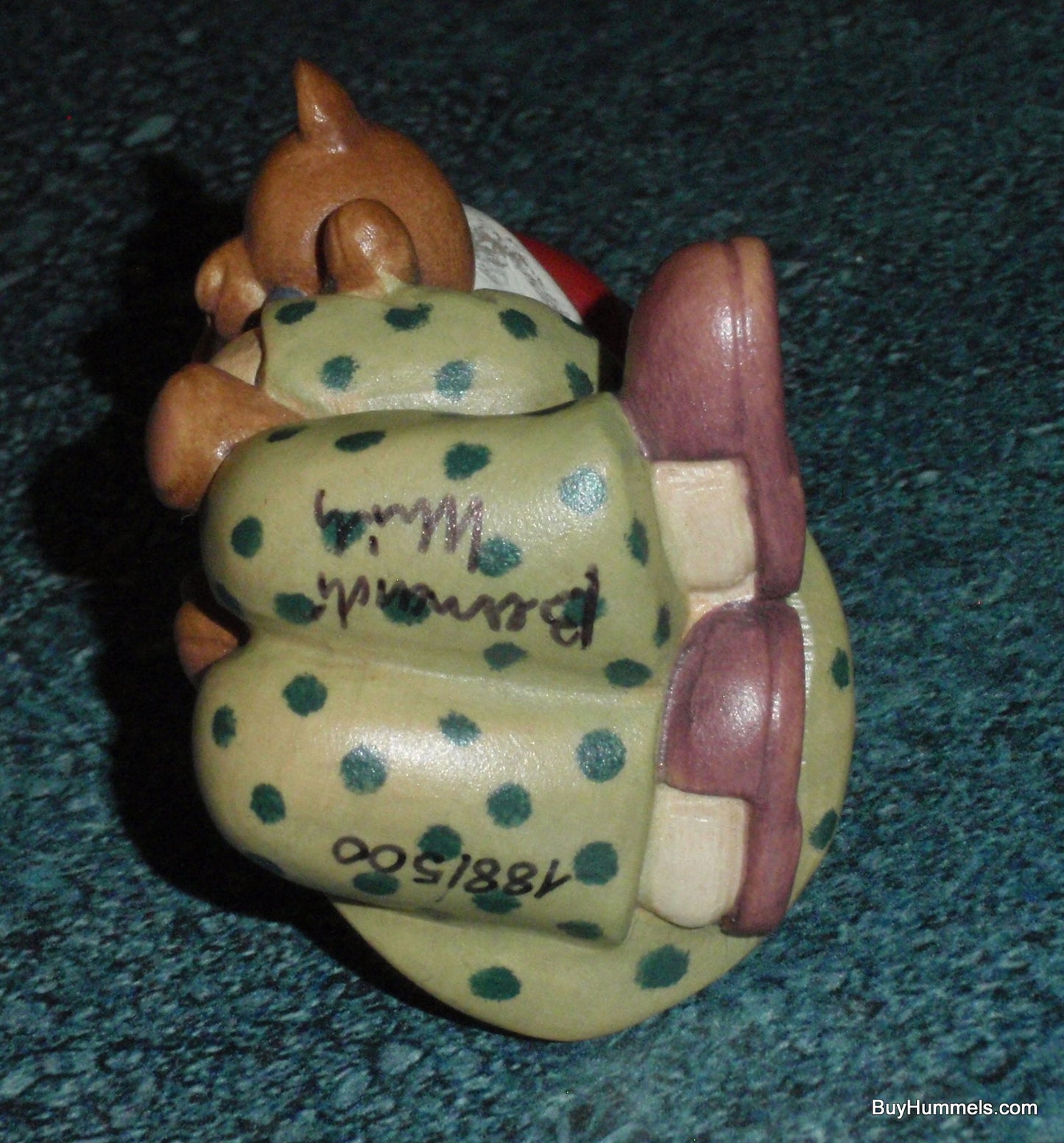 "All I Want For Christmas" Anri Sarah Kay Wood Carved Christmas Ornament #57503 SIGNED WIth Original Box!