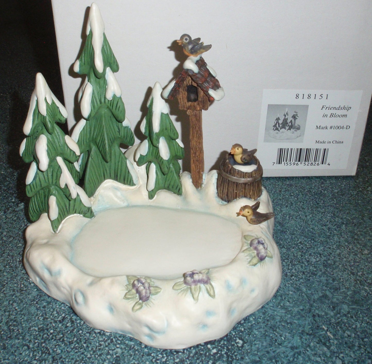 1998 Goebel The Hummelscape Collection Hummel Scape FRIENDSHIP IN BLOOM 1004-D - Goes With Peaceful Offering Hummel Figurine!