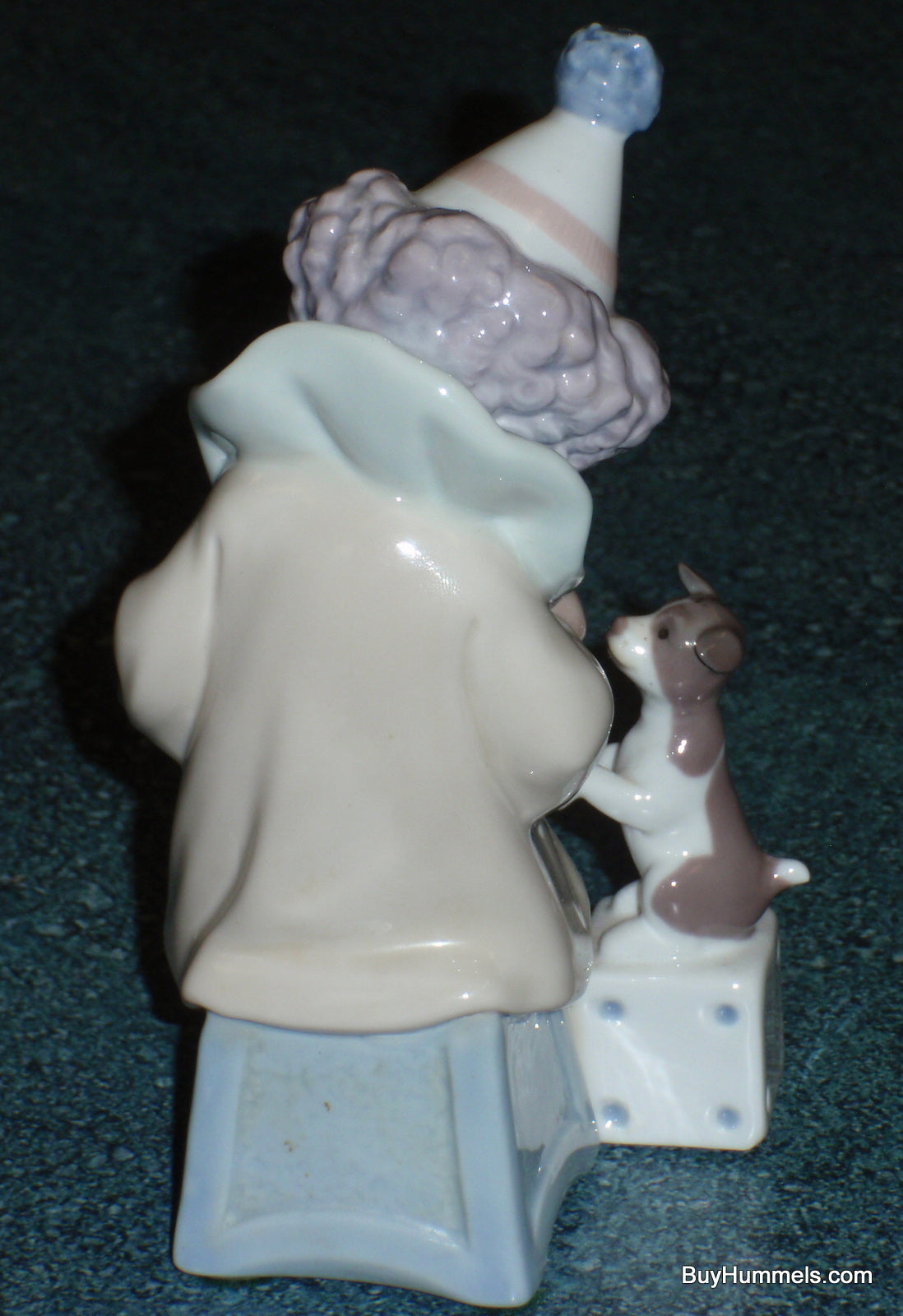 Pierrot With Concertina Lladro Clown And Puppy Dog Figurine #5279 - Collectible Gift!