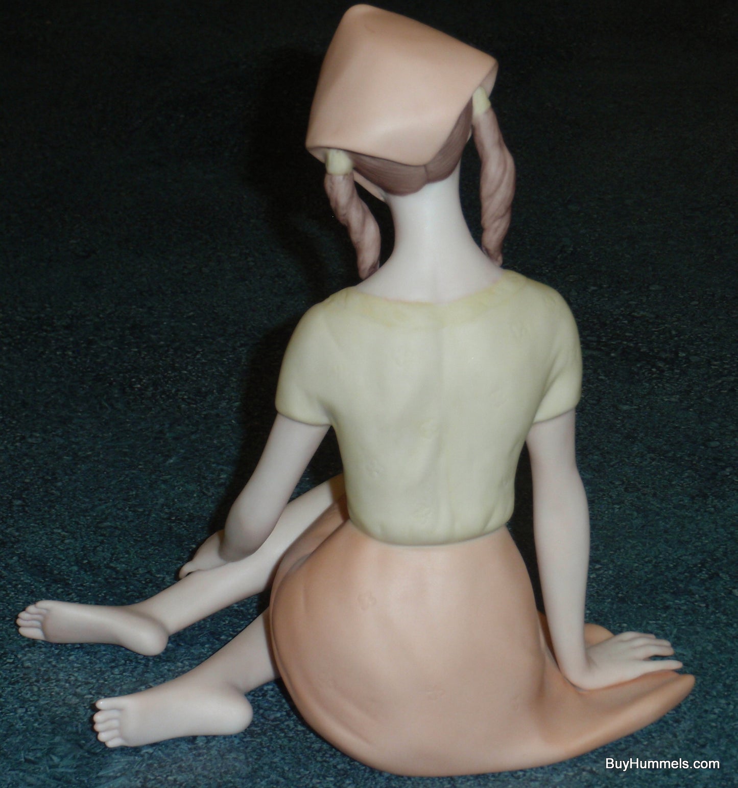 Laszio Ispanky Repose Girl In Orange Dress Collectible Figurine - CHRISTMAS GIFT