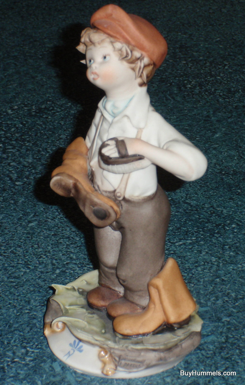 Capodimonte Shoe Shine Boy Figurine Italy Collectible Christmas Gift!