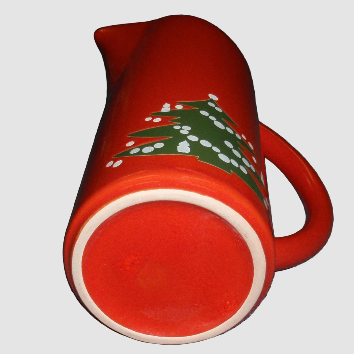 Waechtersbach Christmas Tree 10" Tall Red Pitcher - 32oz