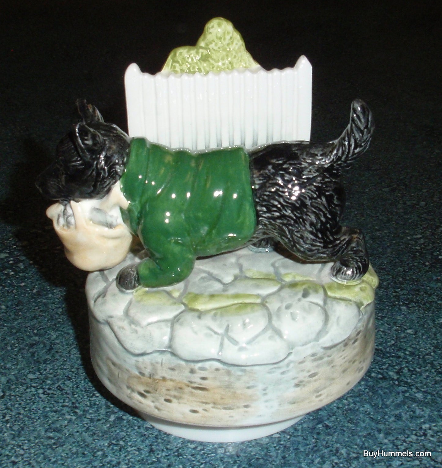 Scottie Dog Music Box Beatrix Potter John Joiner Schmid Rotates And Plays "Whistle A Happy Tune"