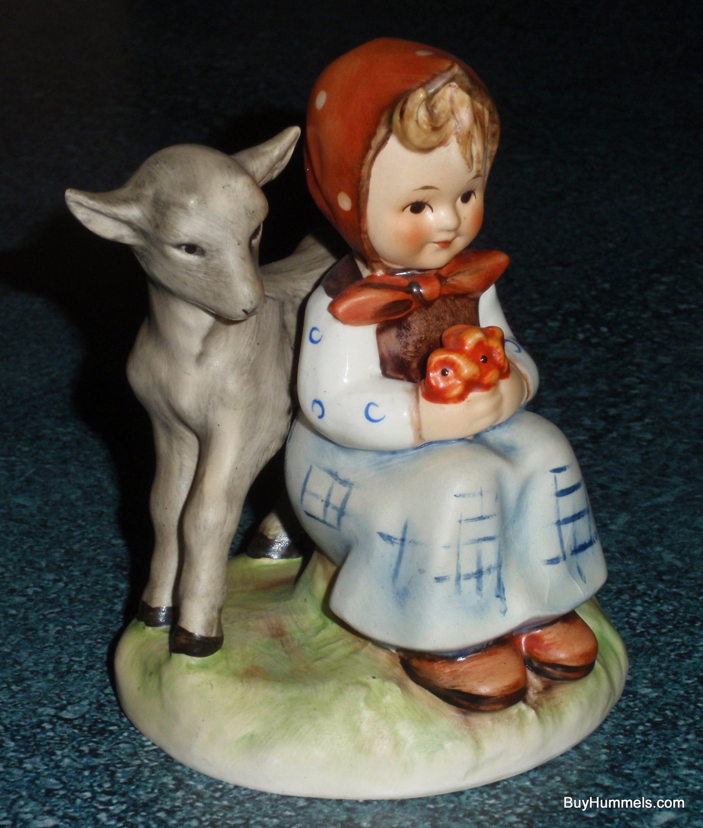 "Good Friends" Goebel Hummel Figurine #182 - Girl With Goat!