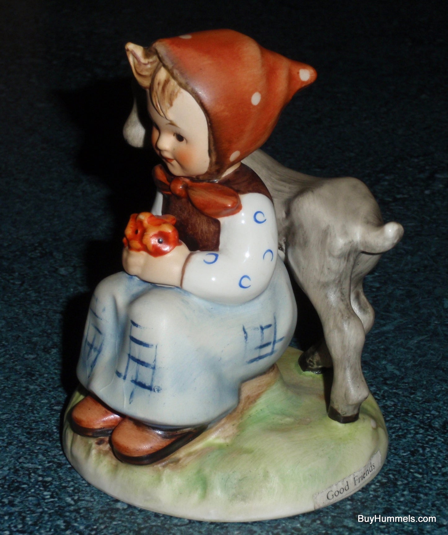 "Good Friends" Goebel Hummel Figurine #182 - Girl With Goat!