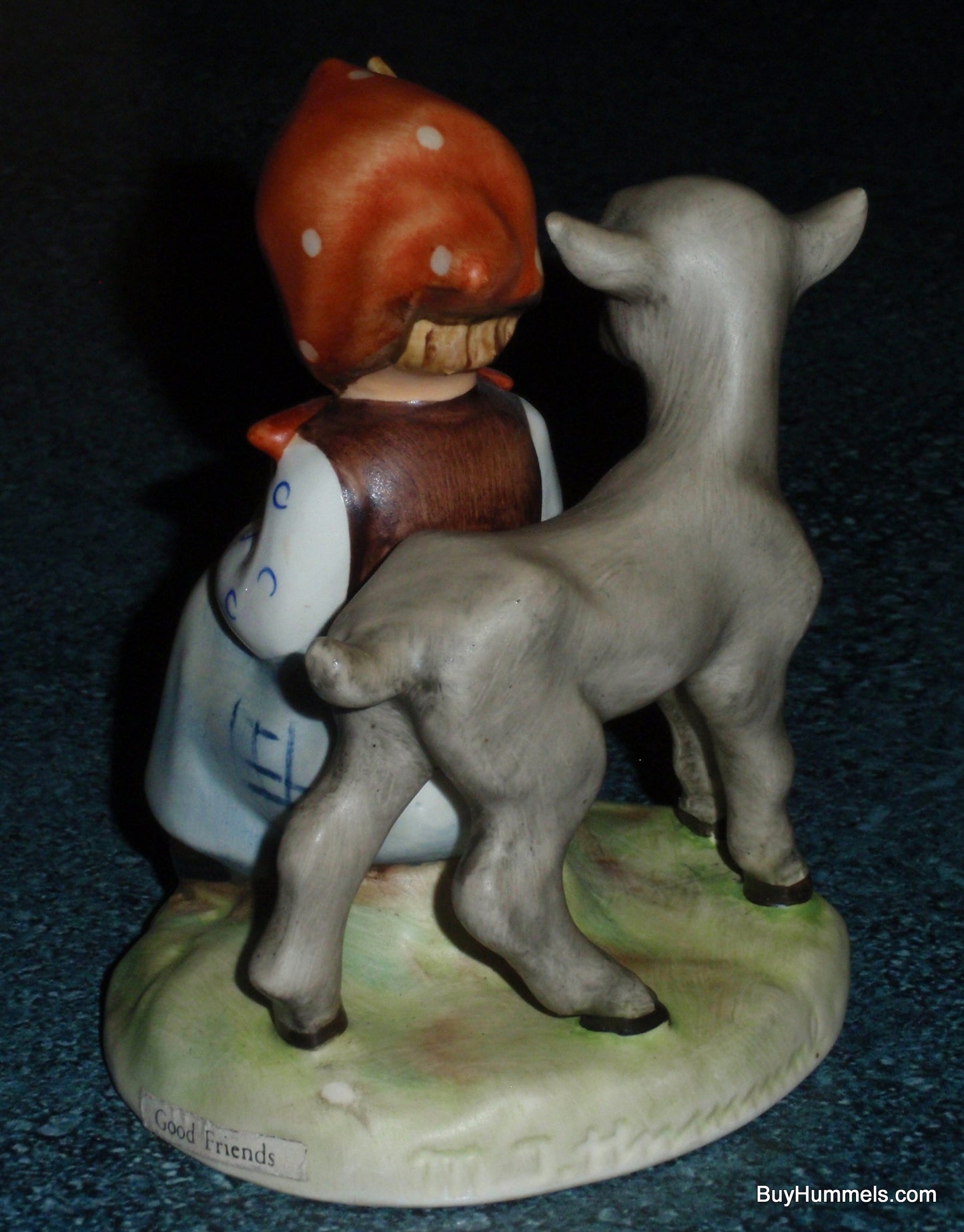 "Good Friends" Goebel Hummel Figurine #182 - Girl With Goat!