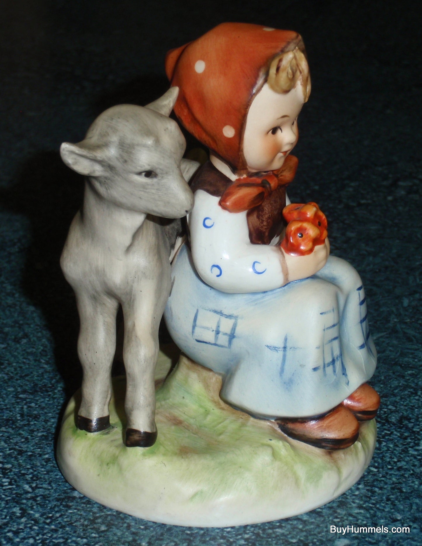 "Good Friends" Goebel Hummel Figurine #182 - Girl With Goat!