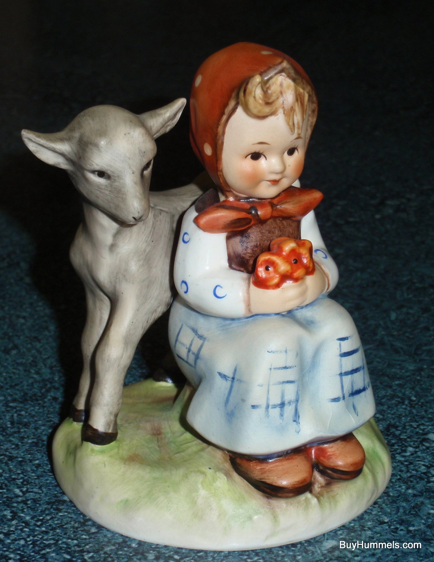 "Good Friends" Goebel Hummel Figurine #182 - Girl With Goat!