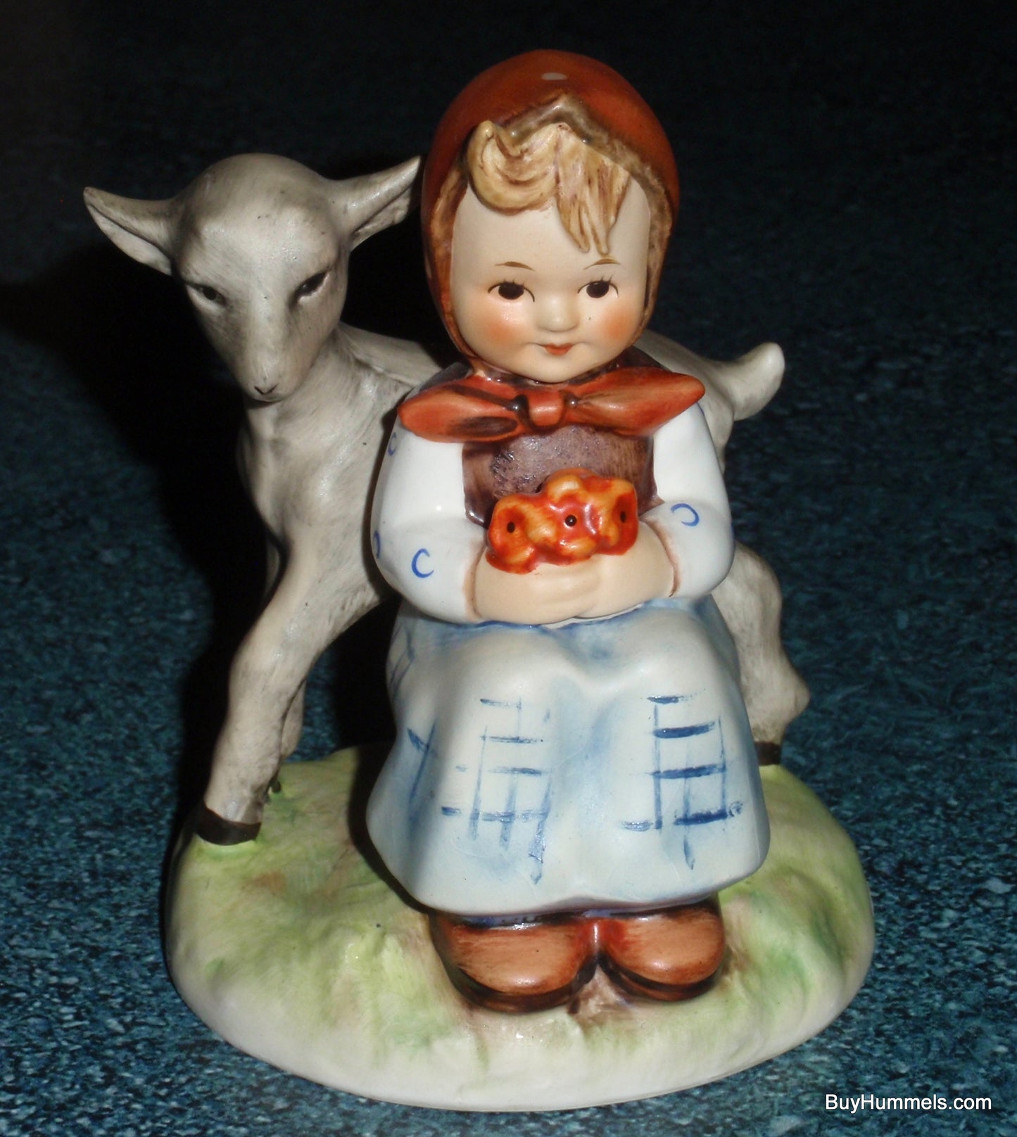 "Good Friends" Goebel Hummel Figurine #182 - Girl With Goat!