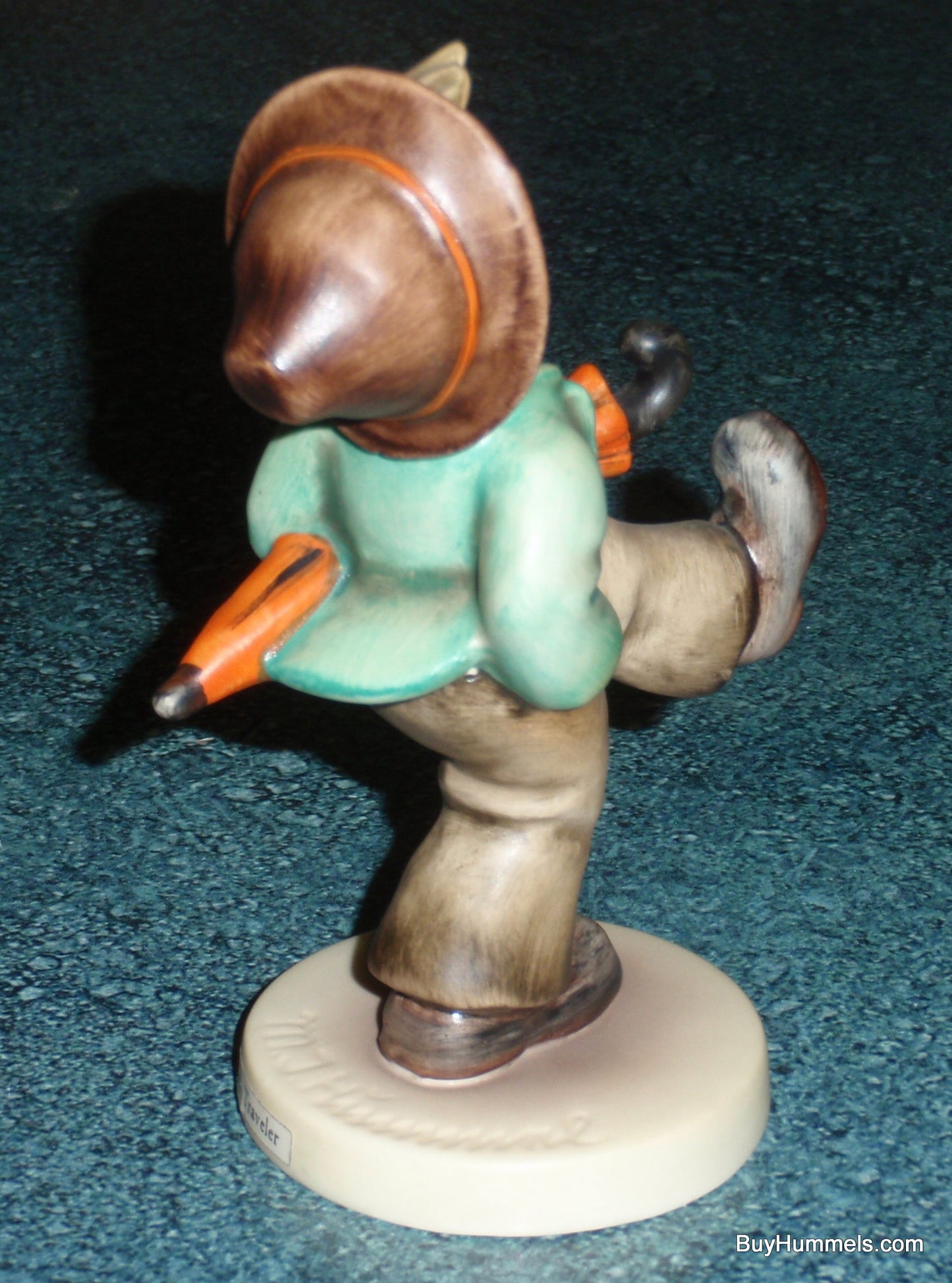"Happy Traveler" Goebel Hummel Figurine #109/0 - Little Boy Out On An Adventure!