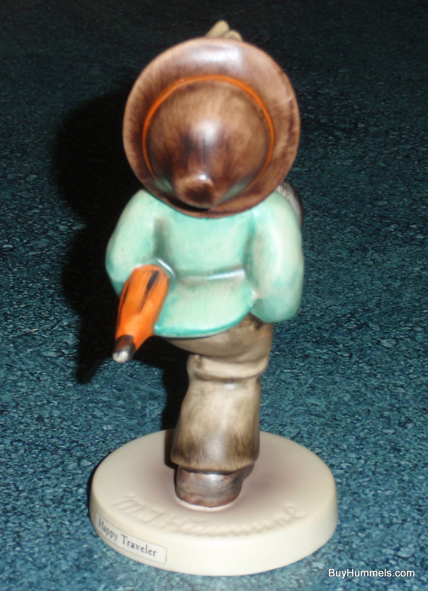 "Happy Traveler" Goebel Hummel Figurine #109/0 - Little Boy Out On An Adventure!