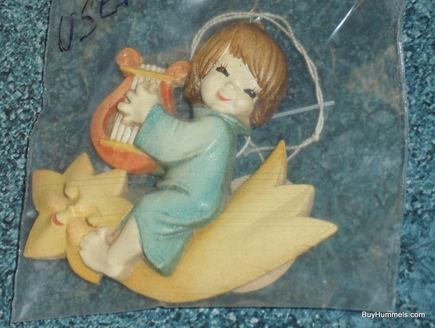 "Shooting Star" Anri Ferrandiz Wood Carved Collectible Christmas Gift Ornament From Italy