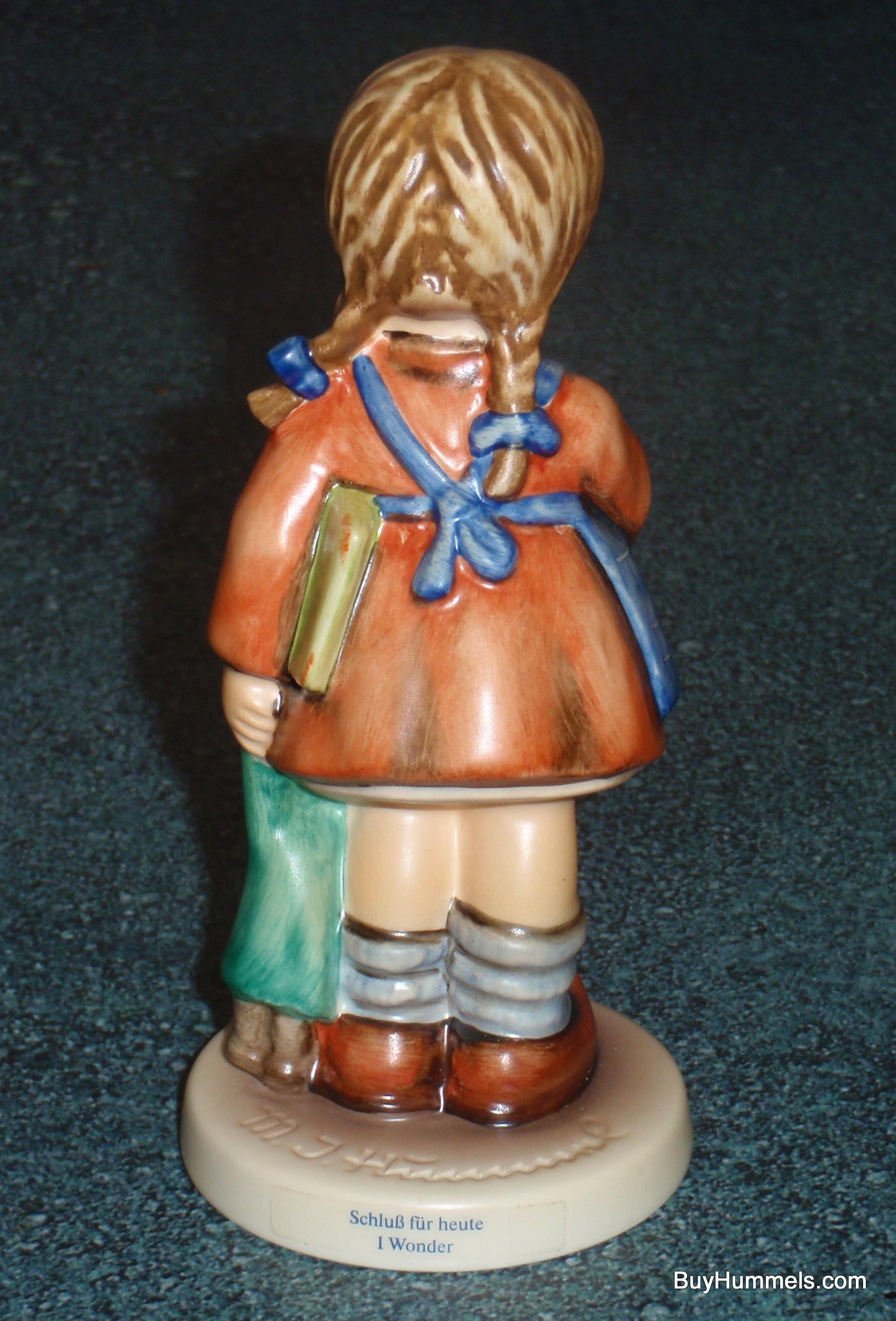 "I Wonder" Goebel Hummel Figurine #486 TMK7 - Little Girl In Dress With Doll!