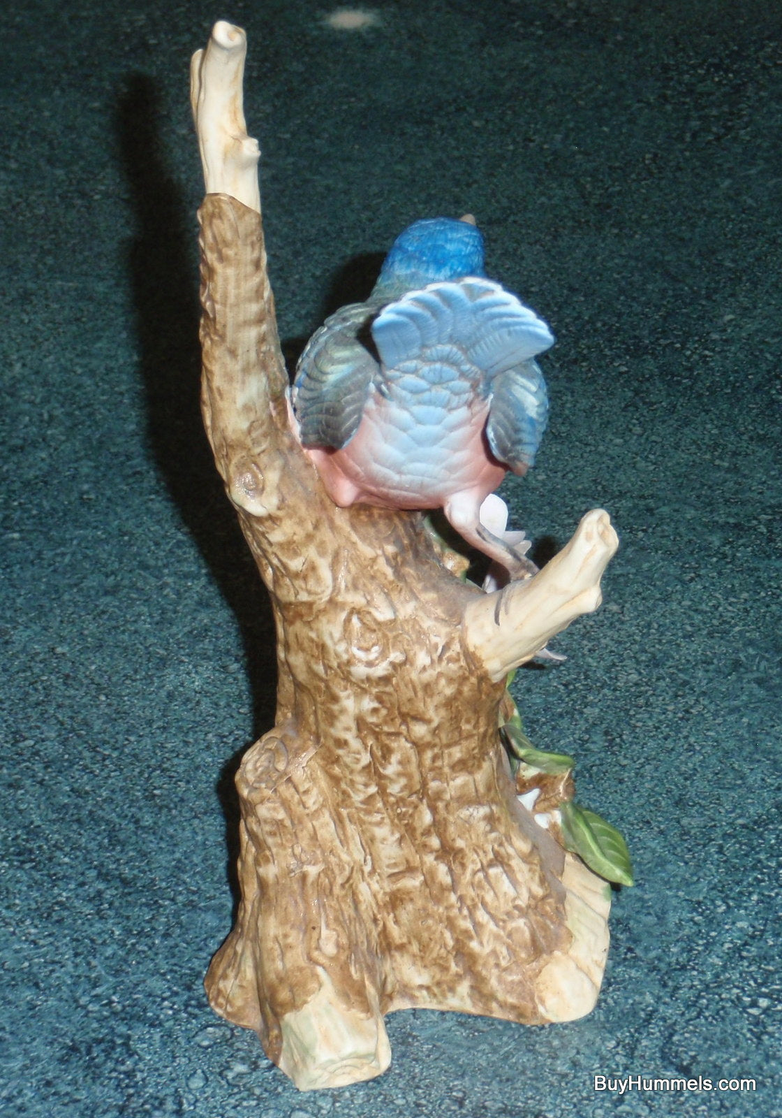 Ethan Allen Bluebird Figurine With Flowers #3221 - Collectible Bird Lover Gift!