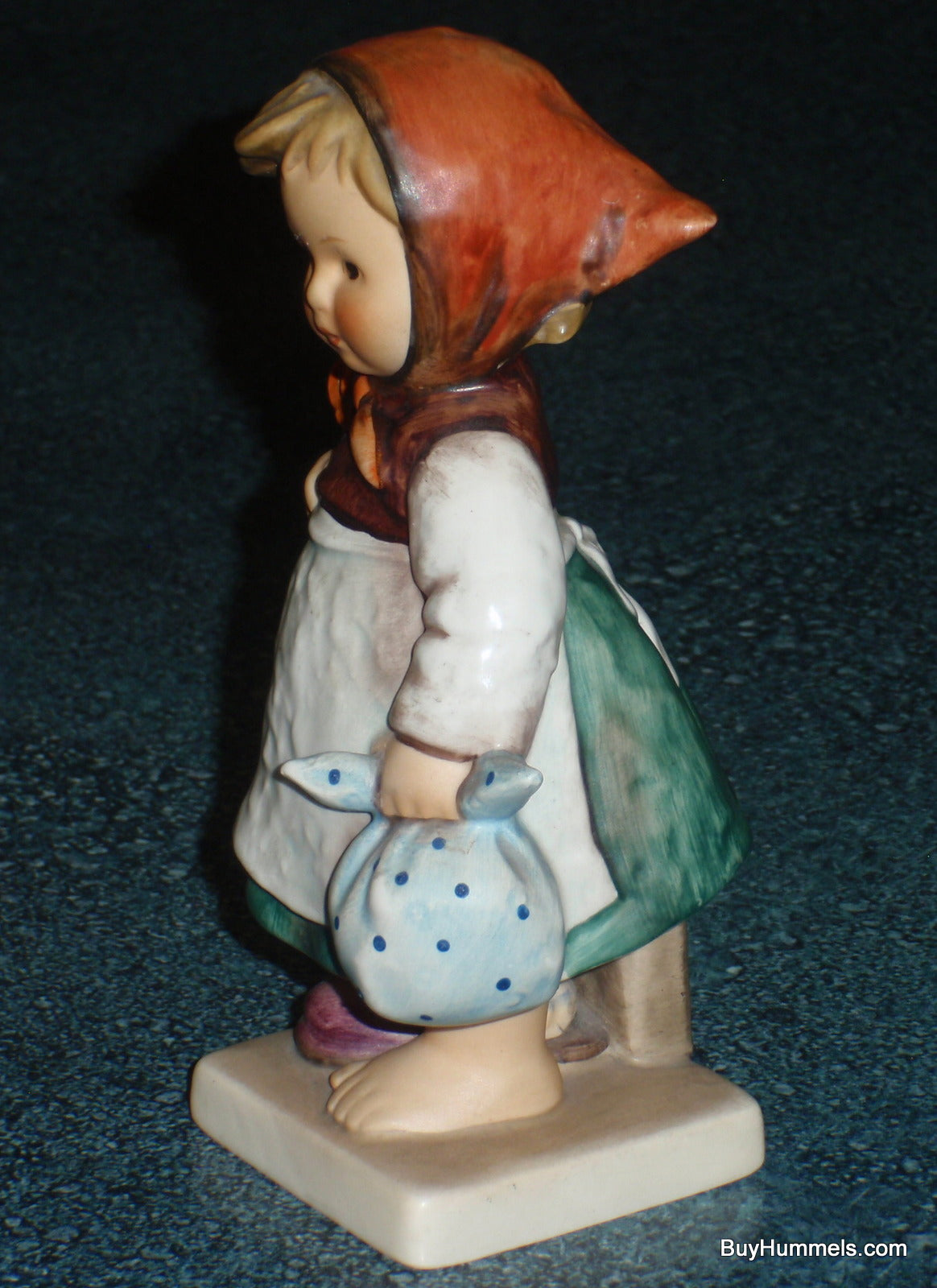 "Weary Wanderer" Goebel Hummel Figurine #204 - Little Girl On An Adventure!