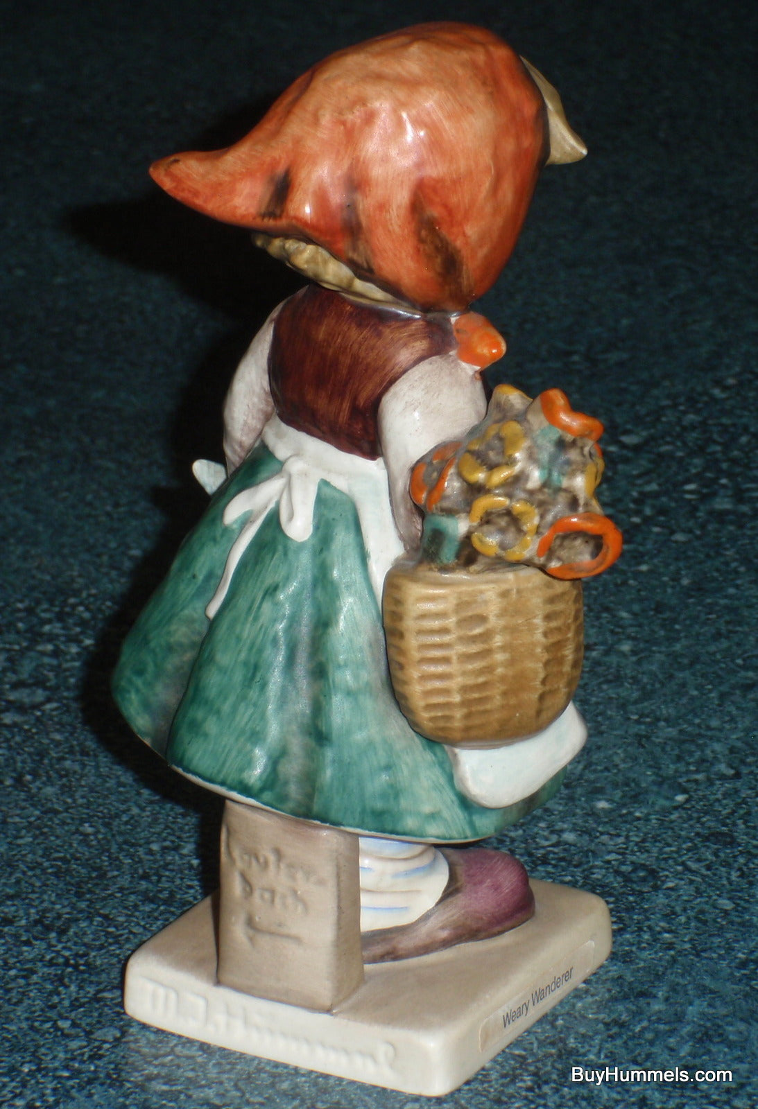 "Weary Wanderer" Goebel Hummel Figurine #204 - Little Girl On An Adventure!