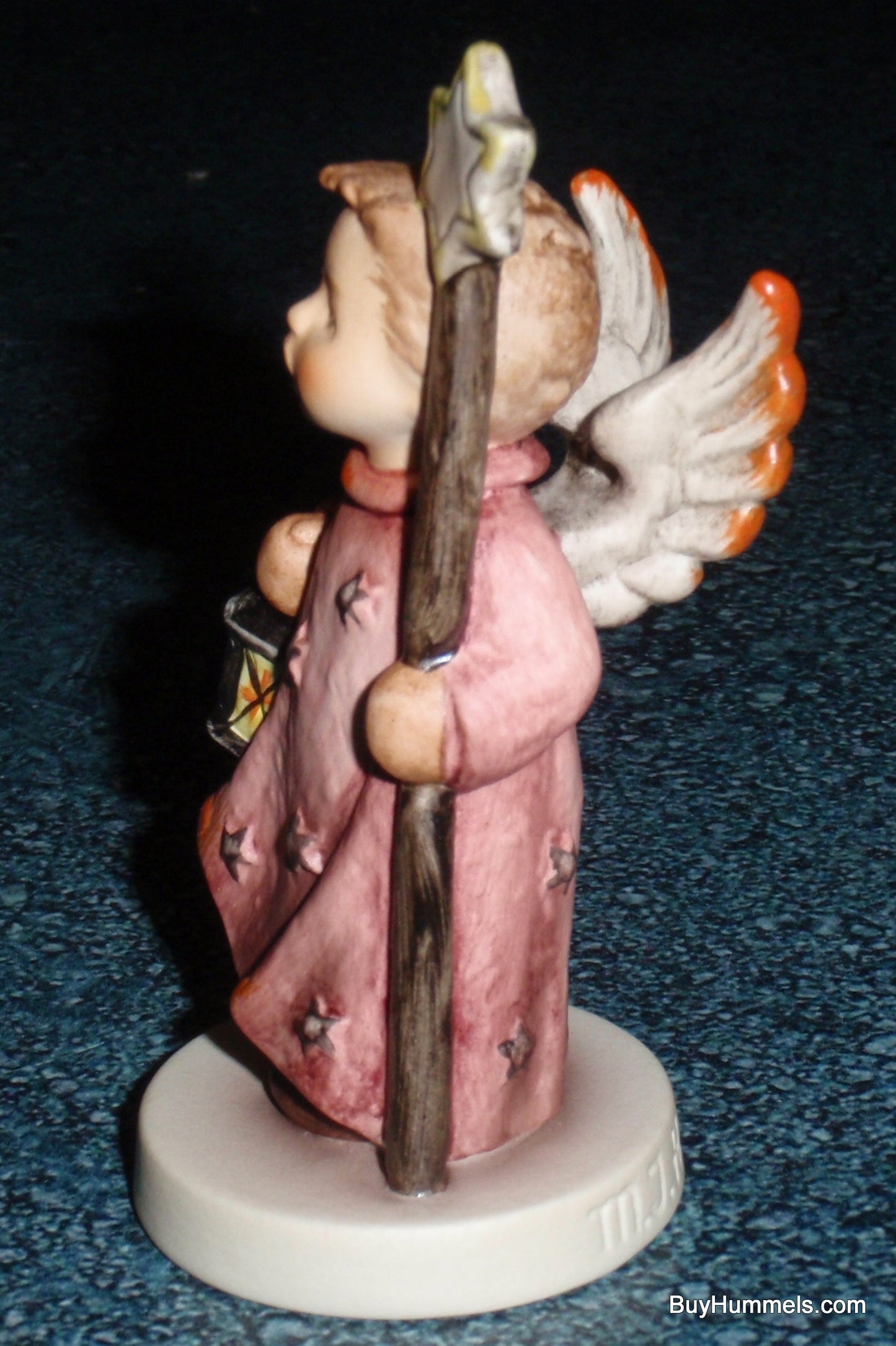 "Christmas Song" Goebel Hummel Angel Figurine #343/4/0 - 3.5" Miniature Angel with Star Staff