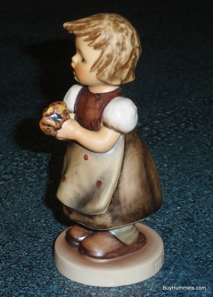 "For Mother" Goebel Hummel Figurine #257 - Cute Little Girl With A Bouquet Of Flowers For Mom!