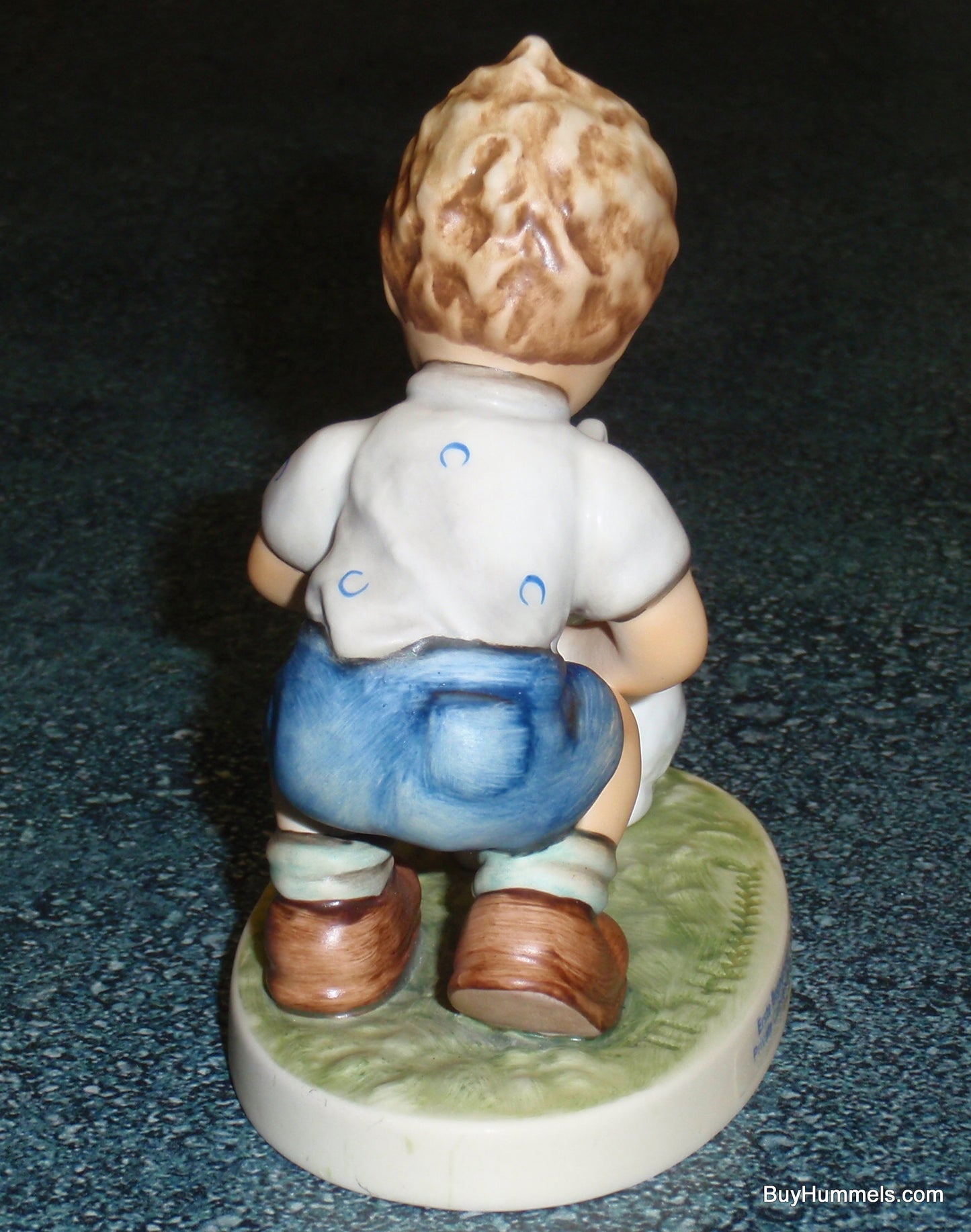 "Private Conversation" Goebel Hummel Figurine #651 Boy Talking With Bunny - EASTER GIFT!