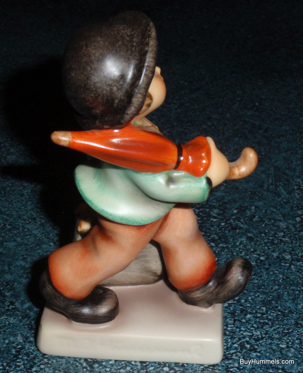 "Merry Wanderer" Goebel Hummel Figurine #11 2/0 - Little Boy With Suitcase And Umbrella!